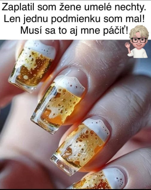 Keď chce žena manikúrou potešiť aj chlapa